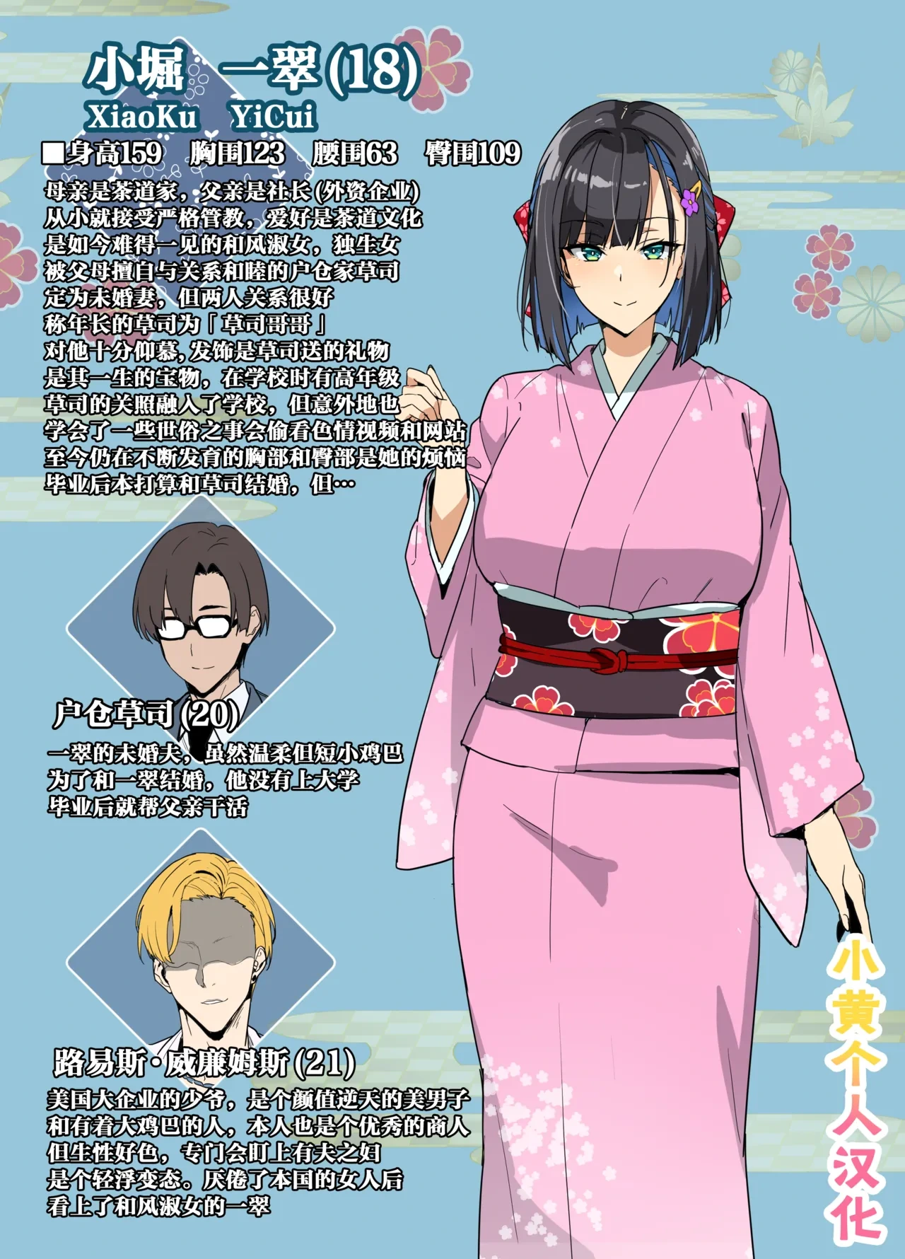 [Takeda Hiromitsu] Chadou Yamato Nadeshiko NTR [Chinese] [小黄个人汉化]