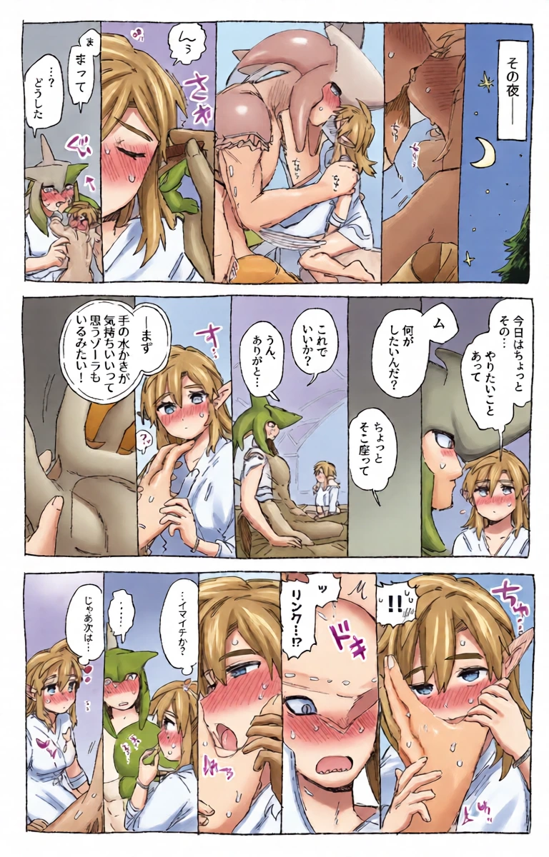 [Ttanuu.] Sidon-kun o Kimochiyoku Shite Agetai Link-chan (The Legend of Zelda: Breath of the Wild)