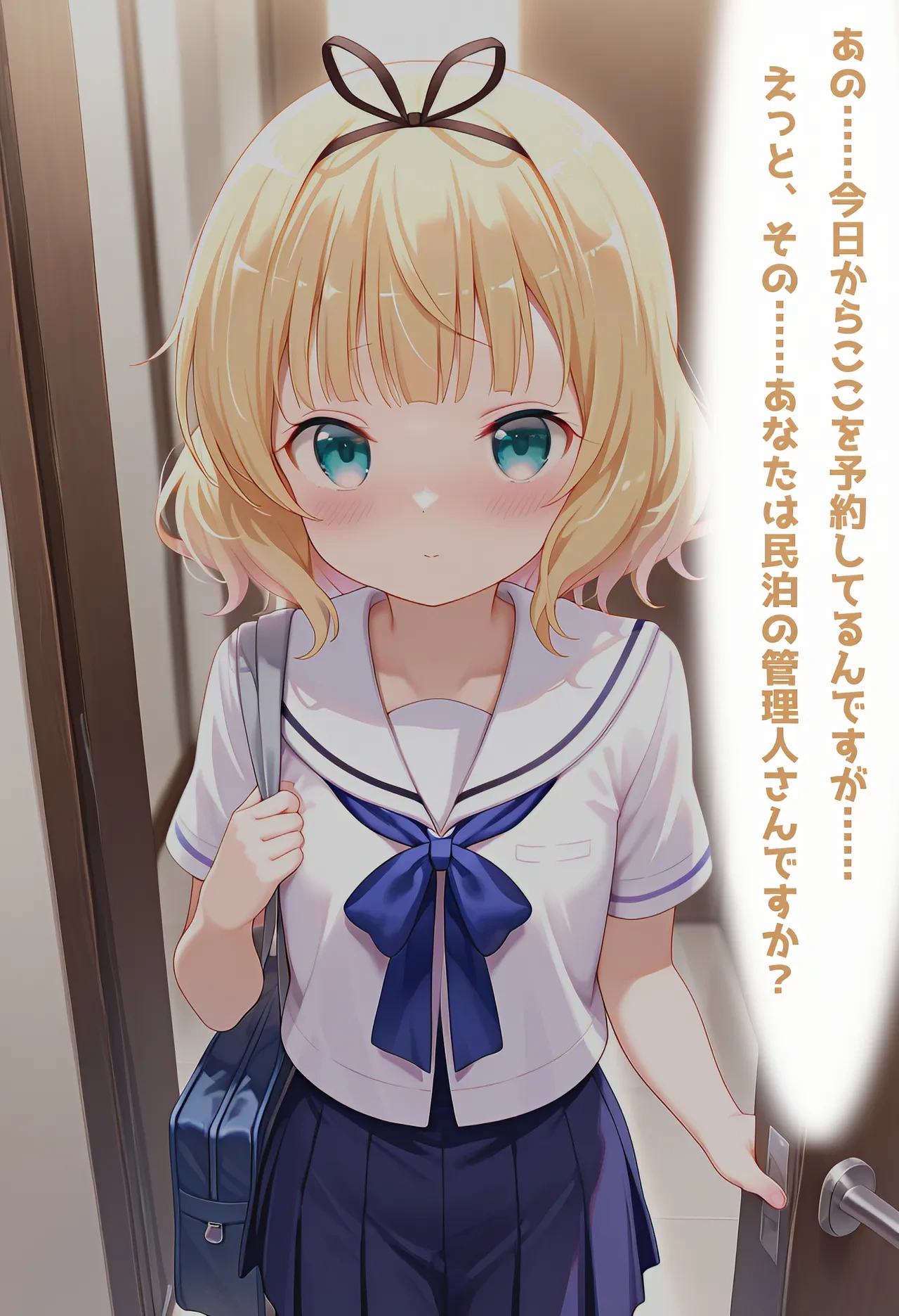 民泊トラブル！？…美少女と突然の強●ルームシェア性活 〜シャロ編〜[AI Generated]