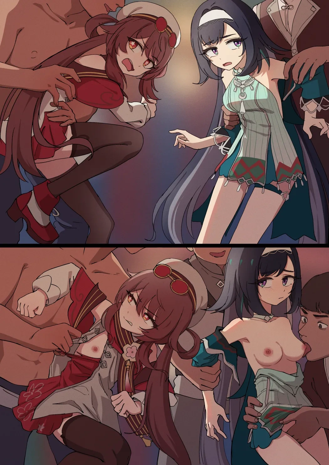 [やもも] 璃月の少女たち (原神)