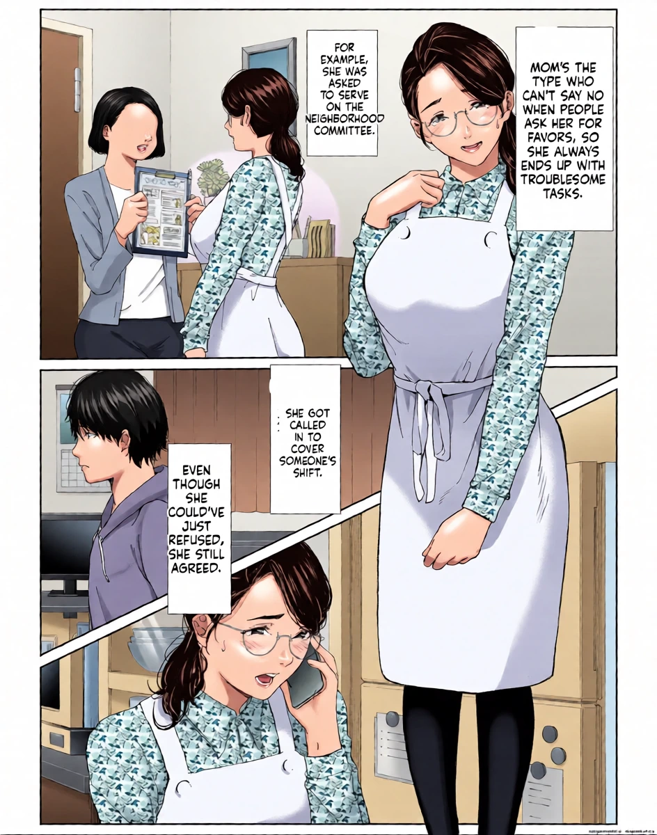 [Higehurai] Tanomaretara Kotowarenai Seikaku no Okaa-san o Kudoite Mita