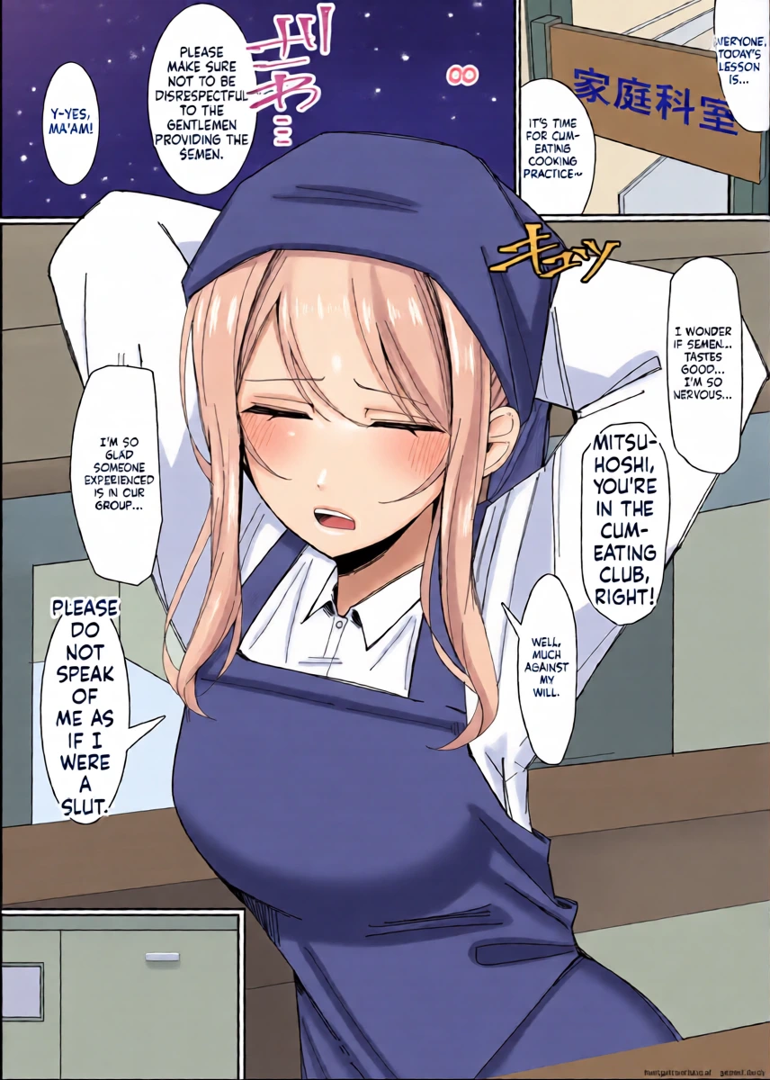 [Fuaku Yuu (Yufuck)] Ojou-sama Gakuen Shokuza-bu! ～Chouri Zisshuuhen～ [MTL]