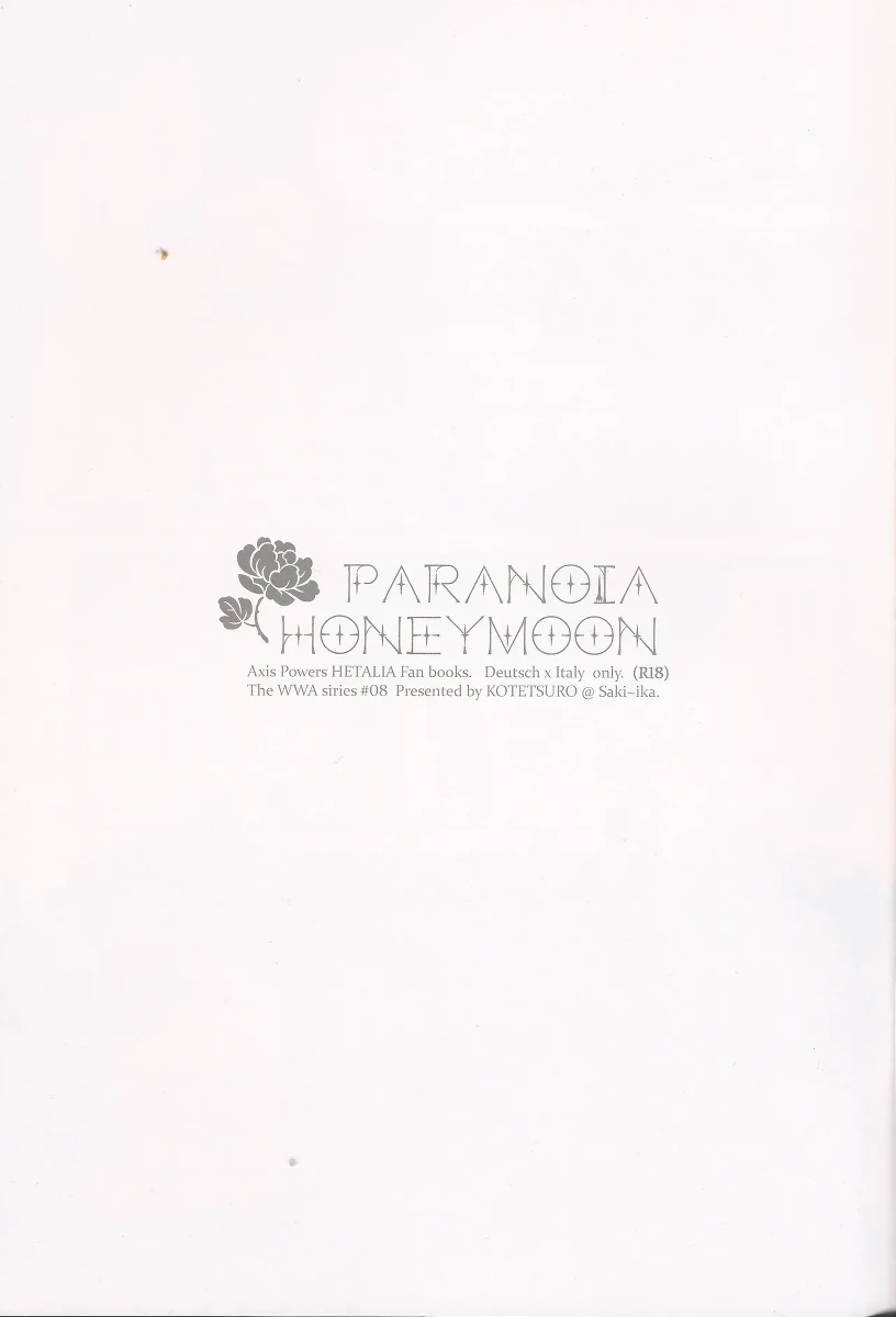 [KOTETSURO. (Sakiika.)] PARANOIA HONEYMOON (Axis Powers Hetalia)