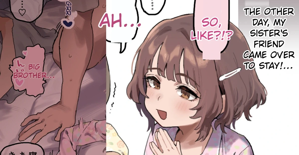 Pajama Schoolgirl 6-11 Spooning Sex Illustration [Atte Nanakusa]
