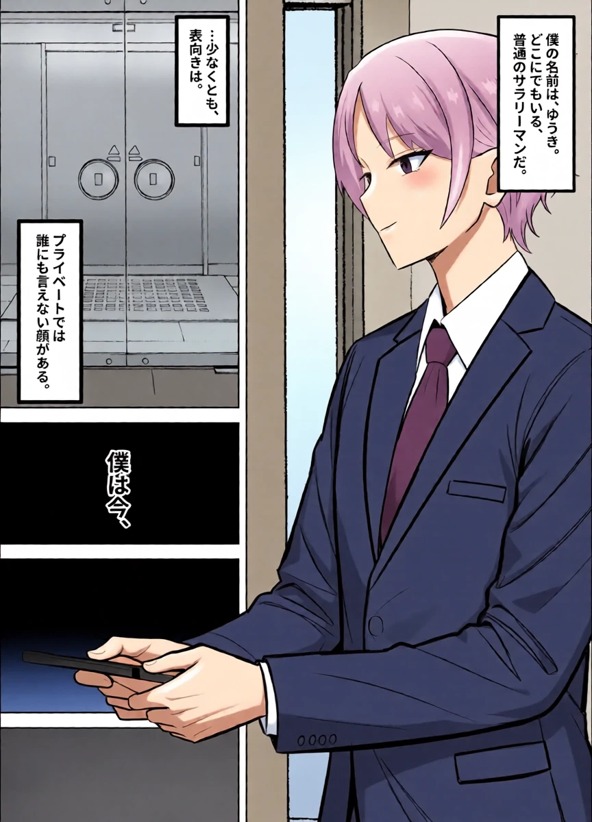 [ともさか] 会社では普通のサラリーマン。でも家では年下のご主人様に飼われています。