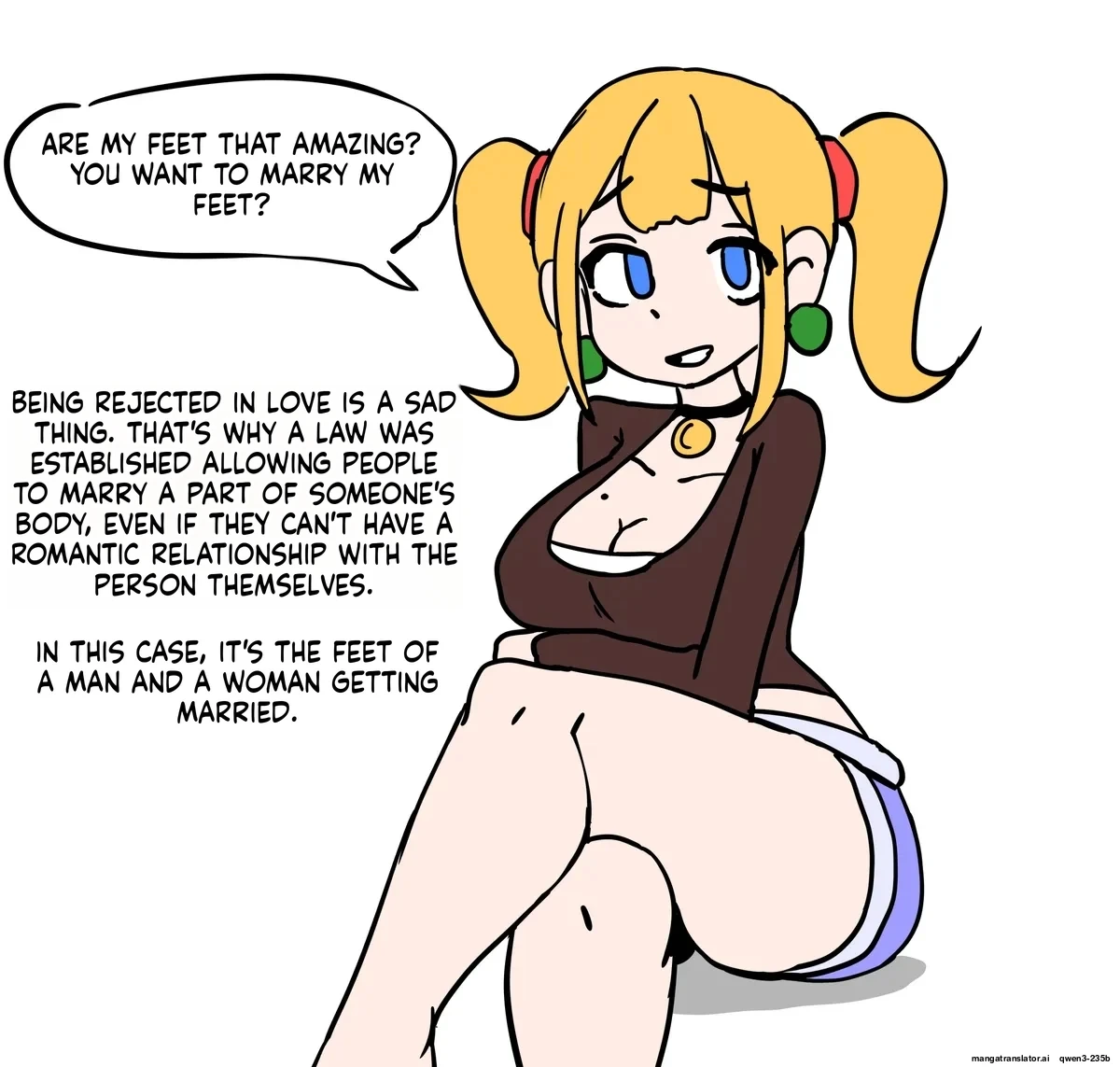 [Au79] Marrying the feet of the girl I like (Pixiv) [English] [MTL]