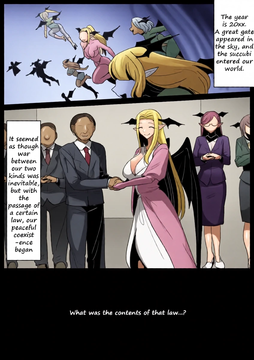 [Permission] A story about a law being passed, where anyone who harms a woman gets sent to a Succubus farm!