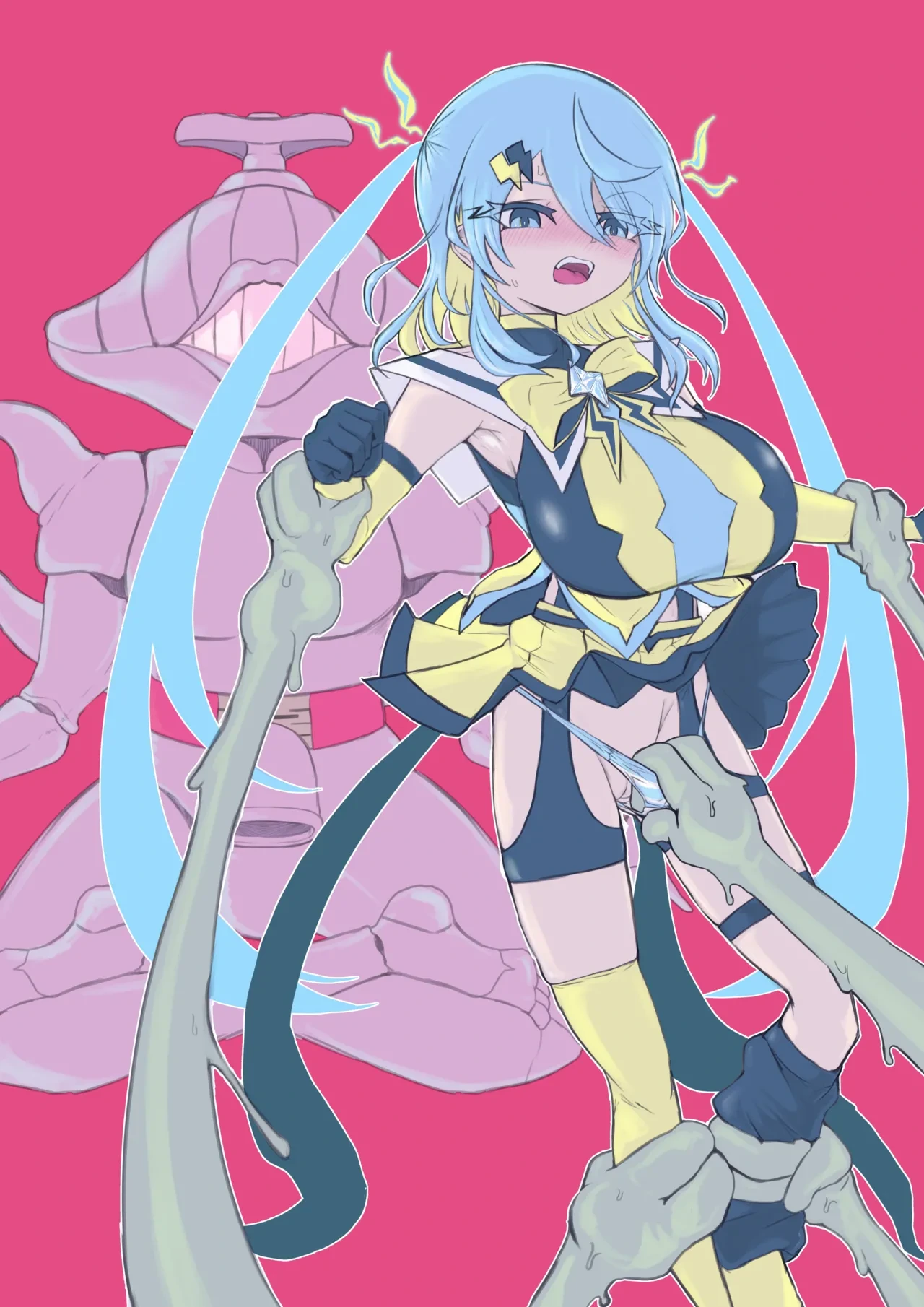 [電動もなか] 魔法少女ライジングストームVS尿意促進怪人ジョババーン [Chinese] [紫藤汉化组] [DL版]