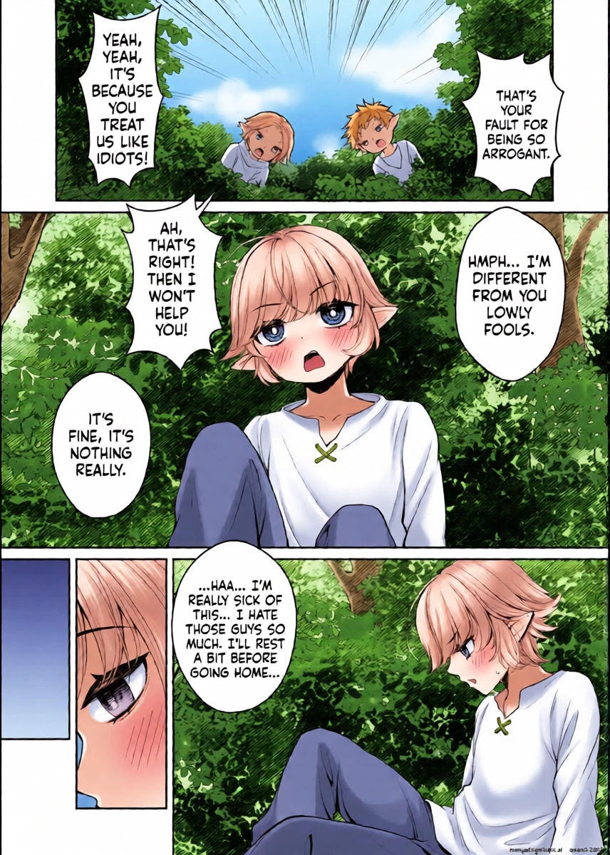 [Cube (Yomo)] Koushite Shota Elf-kun wa Bakemono? Onee-Chan to Shiawase ni Kurashimashita Tosa.