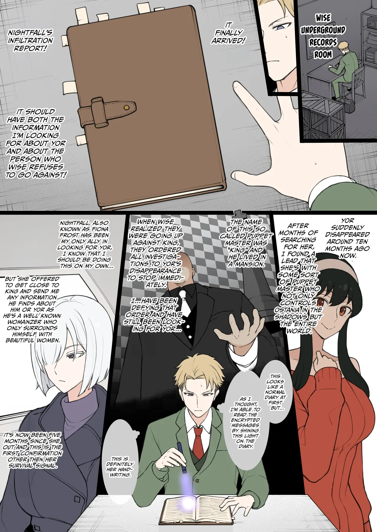 [Terasu MC] Nightfall's Infiltration Report (SPY×FAMILY) [English]