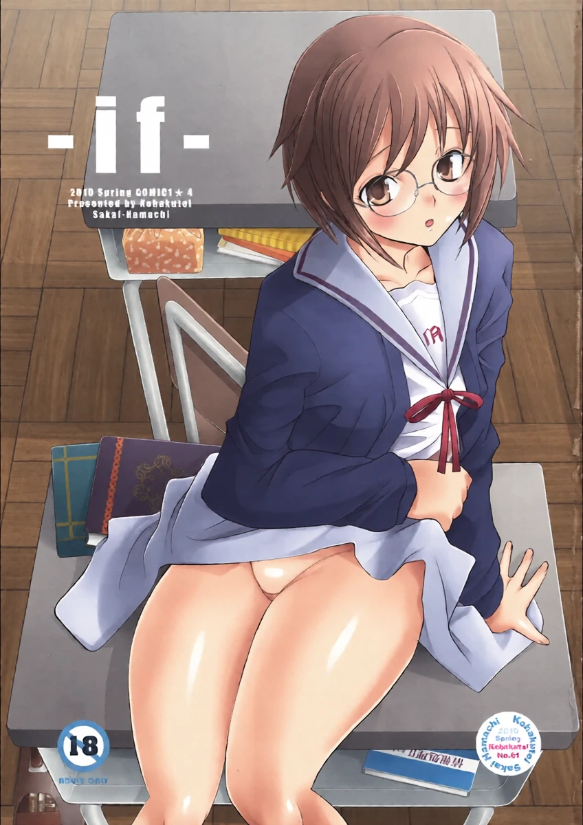 (COMIC1☆4) [Kohakutei (Sakai Hamachi)] -if- (The Melancholy of Haruhi Suzumiya) [English] [QazzyzzaQ]