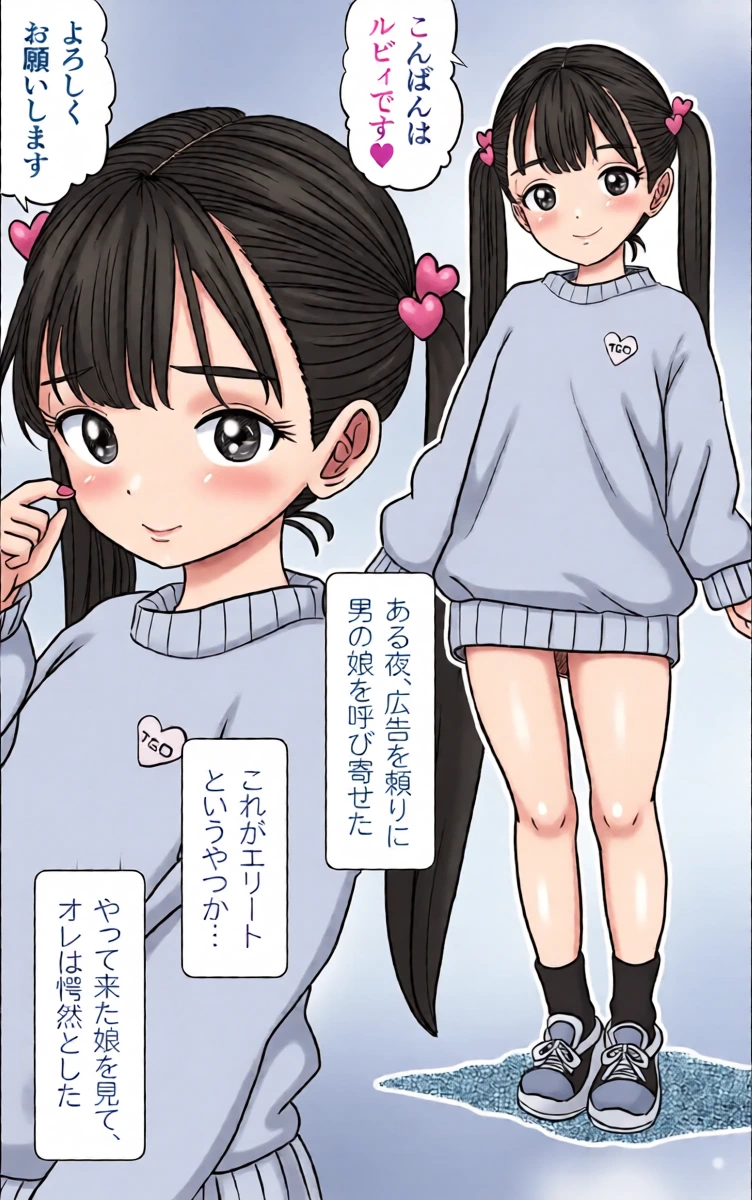 [Yas Yas Horny] Oツインテ男の娘を呼んで、Hする