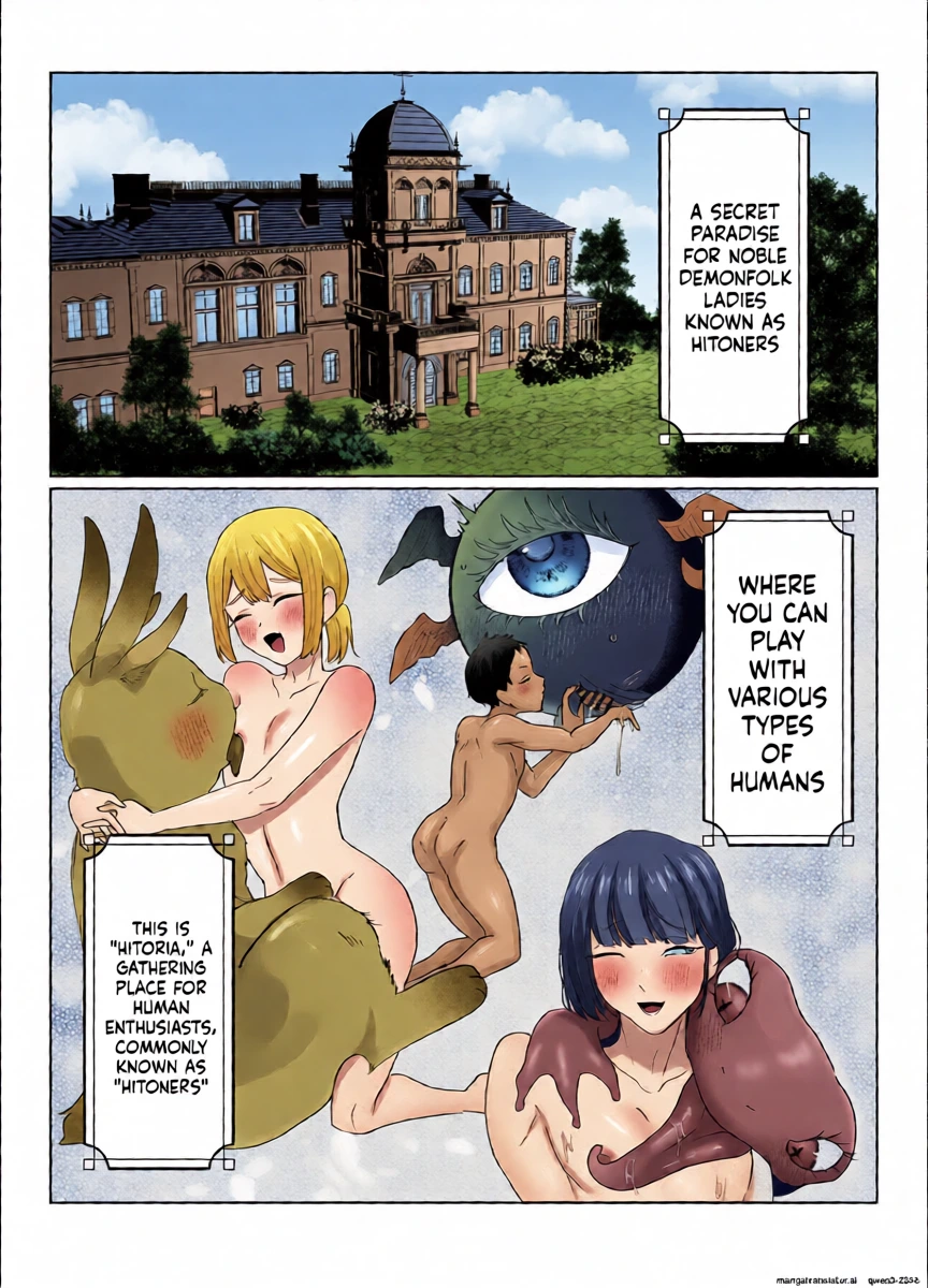 [Nitamago Gozen (Nieta Mago)] Hitoner Fuuzoku e Youkoso! Jingai Shokushu Onee-san × Ningen [Digital] (SCANMTL)