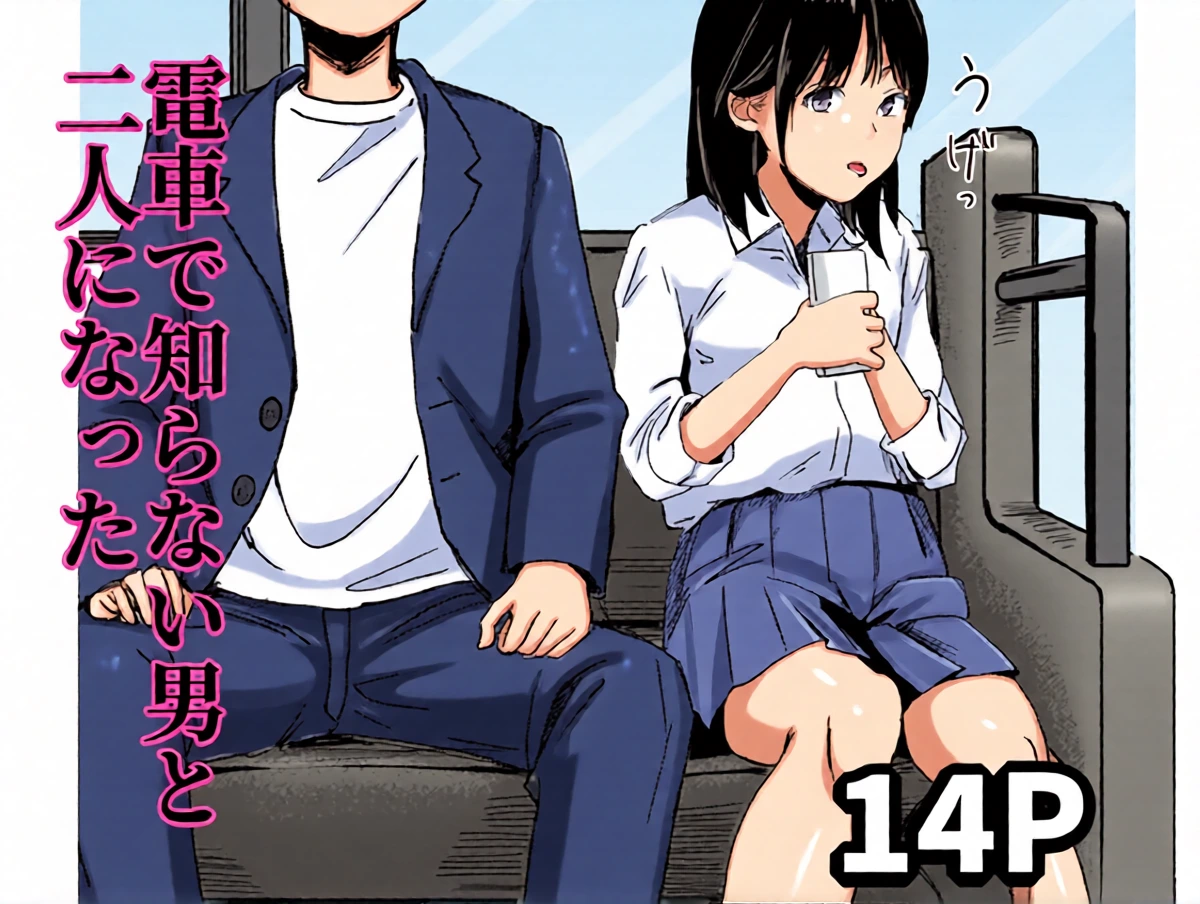 [Mokusei Teko] Left alone on the train with a stranger [English] [Gagak_Ireng] [Digital]