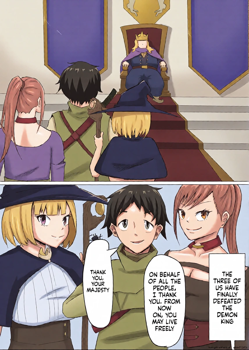 Hero's party ntr after beating the demon lord
