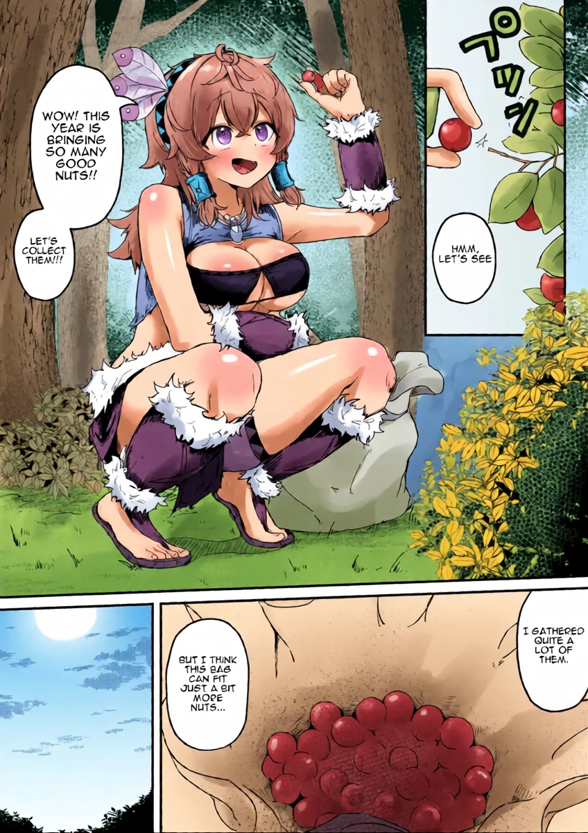 [Obake no Ringoya-san (Yuu Ringo)] Toaru Muramusume ha Syokusyu ni Okasareru｜A certain villager girl who gets raped by tentacles [English]