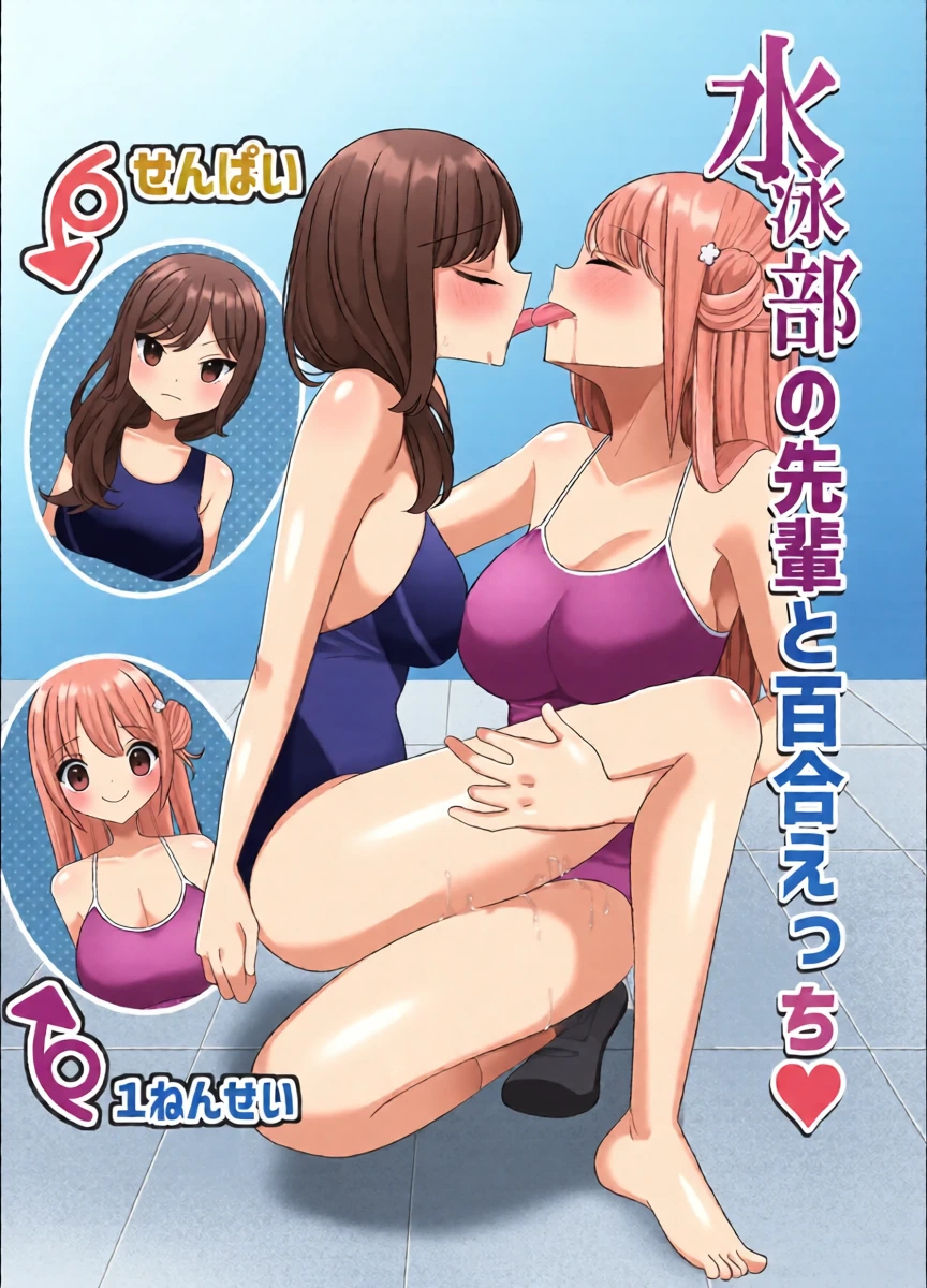 [Inainee] Suieibu no Senpai to Yuri Ecchi