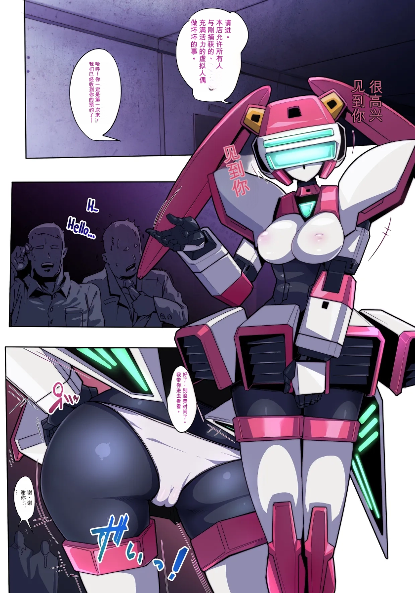 [Pochincoff] ♀ VR Nupunupukan (Virtual On) （闲的没事干AI翻译）