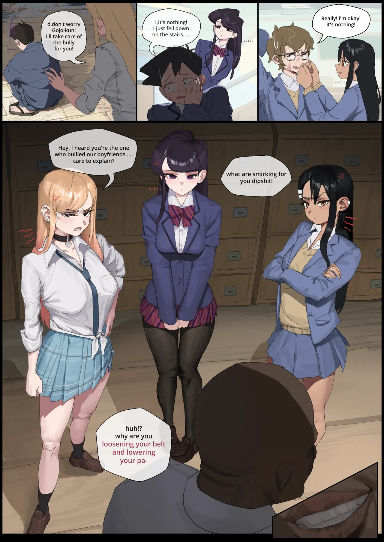 [wjs07] Kitagawa, Komi & Nagatoro BLACKED (various)