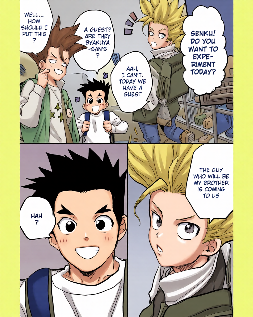 [Musekinin (Saruo)] Tsukasa and Senku Become Unrelated Brothers in a Modern AU (Dr.STONE)