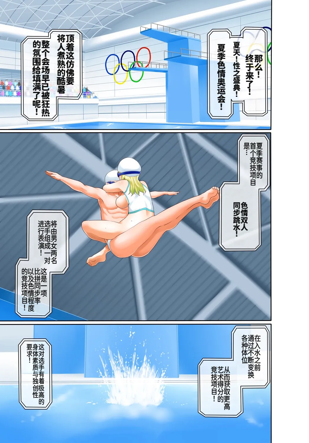 [アガタ] 裏リンピック! ～全裸の男女ペアでウィンタースポーツ～ (2)[廉价汉化组]