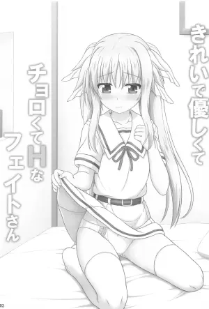 (C105) [Kuchiki no Uro (Enma Koorogi)] Kireide Yasashikute Choro Kute Hna Fate-san (Mahou Shoujo Lyrical Nanoha)