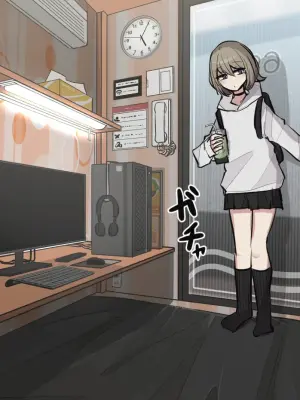 [torimogura] Best Friend-Chan Masturbating in an Internet Cafe [English]