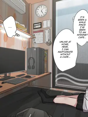 [torimogura] Best Friend-Chan Masturbating in an Internet Cafe [English]