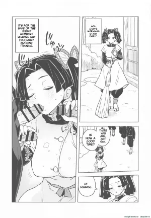 (COMIC1☆25) [Zenra Restaurant (Heriyama)] Mata Onegaishimasu Aoi-chan Itsumo no Atatakai Kango o... | Please give me your usual warm care again, Aoi-chan... (Kimetsu no Yaiba) [English]