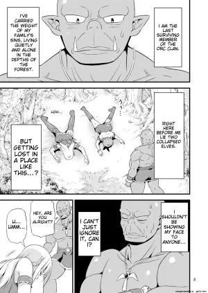 [Yudokuya (Tomokichi)] Hentai Elf Shimai to Majime Orc [English][MTL]