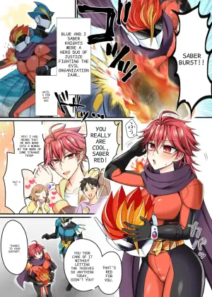 [Amaia Okashi Seisakusho (Moegi Oji-san)] Saber Red ~Seigi no Zako Onna Sentouin Hero~ | Saber Red: The Heroic Female Combatant of Justice [English]