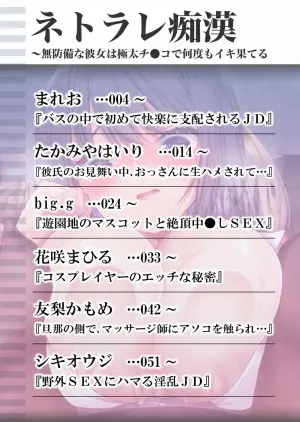 [Anthology] Netorare Chikan~muboubi na kanozyo ha gokubuto ti● ko de nando mo iki ha teru