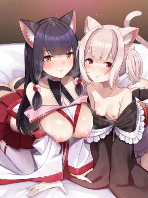 [Refrevo Comic (Harigane Shinshi)] Kyonyuu Miko Hime to Binyuu Juusha ga Sorotte Kodane o Motometekuru Kemomimi Zecchou Harem Ecchi ~Otoko ga Umaranai Isekai e Shoukan Sareta Ore ga Heroine o Ategawarete Kozukuri Ecchi 6~