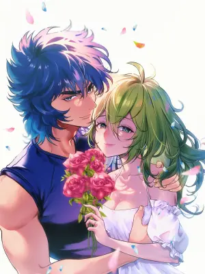 [ Kyaso ]lIkki × Shun ♀ manga](saint seiya)