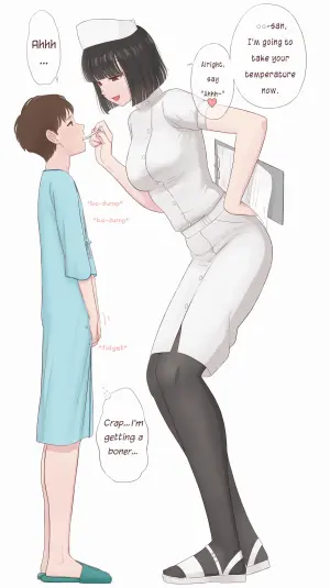 [Mizuno] Choushin Nurse-san Manga | Tall Nurse Manga [English]