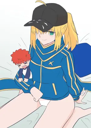 [ITOCON)) Artoria's Holiday X×X [fate grand order )