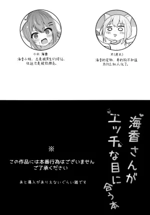 (C102) [Izumi no Miyako (Nagomi Yayado)] Umiko-San ga Ecchi na Me ni Au Hon | 海香小姐的情色配对之书 [Chinese] [dolier个人汉化]