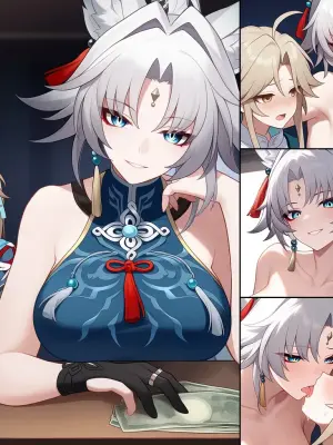 Feixiao x yanqing (part 2) (honkai star rail) [AI Generated]