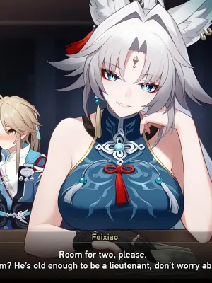 Feixiao x yanqing (part 2) (honkai star rail) [AI Generated]