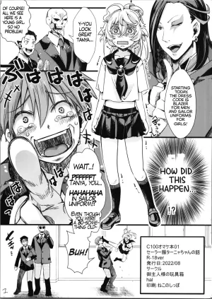(C100) [Goshujinsama no Omochabako (hal)] C100 Bonus Book 01 - Sailor Suit Tanya-chan's Story R-18ver (Youjo Senki) [English] [EHCOVE]