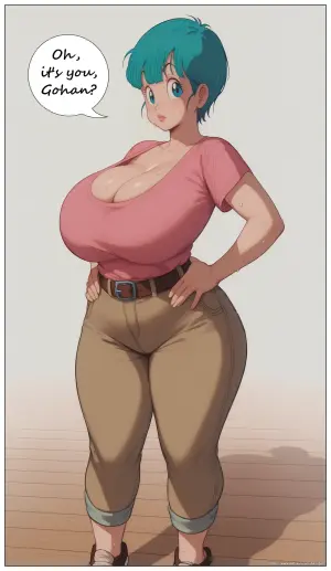 Gohan visits Bulma 1 [AI Generated]