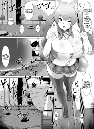 [Yuruyuru GTS (toka)] Chou Ookii Uchuujin ga Ojamashimasu | A Grand Gigantic Alien Welcomes Herself In [English]