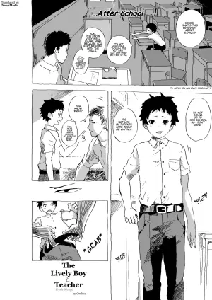 [Shota mangaya-san (orukoa)] Genki Shounen to Sensei no Ero Manga | The Lively Boy x Teacher Erotic Manga [English] [NewsMedia]