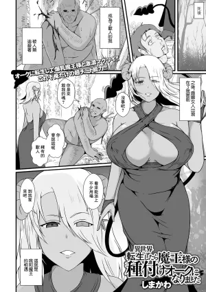 [Shimakawa] Isekai Tensei Shitara Maou-sama no Tanetsuke Orc ni Narimashita (Web Haishin Tensei mo no Anthology Tensei Shitara Kougoushi Chimatta Ken Vol.3) [Chinese] [Digital]