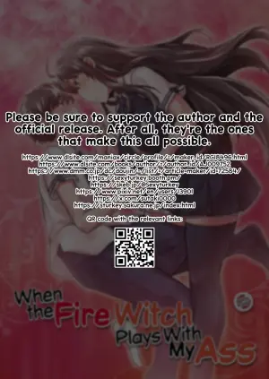 (C91) [Shichimen Soka (Sturkey)] Honoo no Majo ni Oshiri Ijirareru Hon | When the Fire Witch Plays With My Ass (Witch Craft Works) [English] [maipantsu]