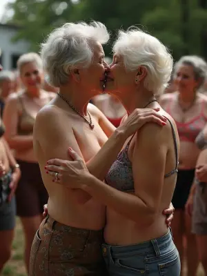 party dance mature women [AI Generated]