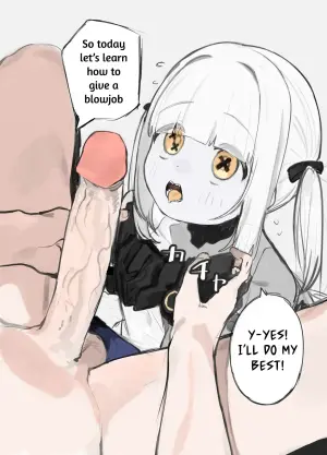 [Signal:Violet (Murasaki Shingou)] Sharp Teeth and Long Tongue Ein-chan's Mouth (Blue Archive) [English] [Decensored] [Colorized] [Digital]