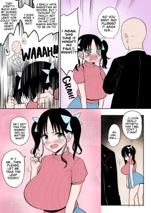 [Yue] Sensitive Sugite Chijouha Shutsuen ga Hakushi ni Nattanode P-san ni Nagusame Sex shite Morau Chounyuu Chika Idol-chan | A Hypersensitive, Saggy Breasted Underground Idol Blanks Out on Network TV and Has Consolation Sex with P-san [English] [korafu] [Colorized]