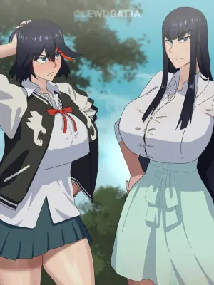 [Lewdgatta] Kill La Kill Girls Whored Out