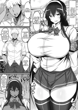 [Happy Lime (Sakura Pochi)] Yarichin Charao ni Yowami o Nigirarete Shimatta Fuuki Iinchou no Hanashi | How the Playboy Blackmailed the Disciplinary Committee President [English] [Digital]